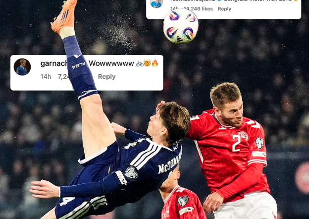 皇冠·体育(中国)官方网站-Crown Sports-最新资讯-苏格兰晋级世界杯，前曼联炸弹小队成员社媒祝福麦克托米奈